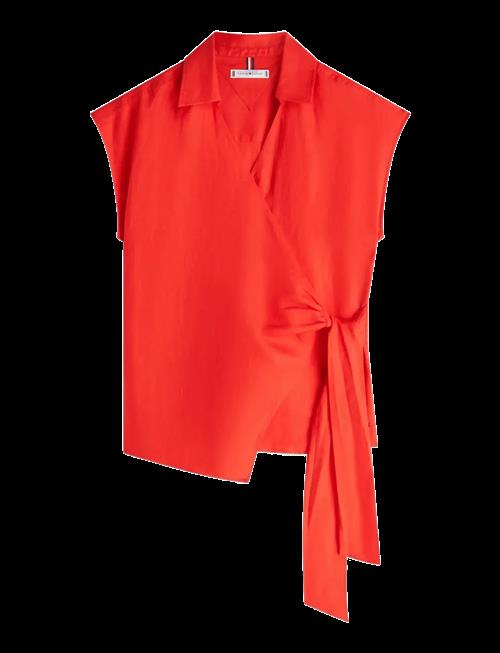 Tommy Hilfiger | Linen Knot Ns Top | 40