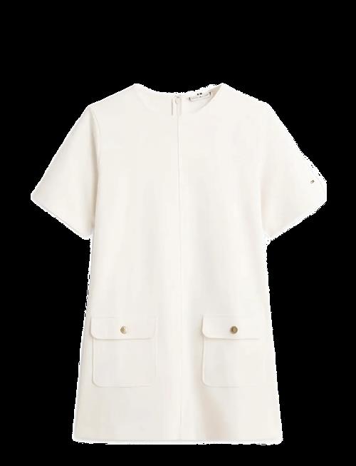 Tommy Hilfiger | Gold Button Shift Mini Dress | L