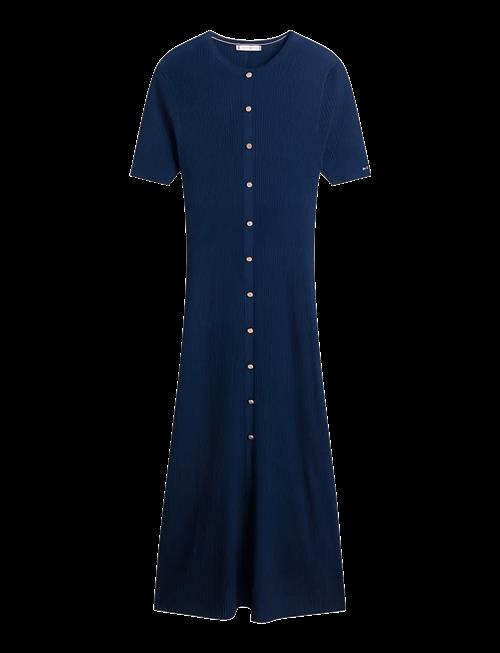 Tommy Hilfiger | Rayon Rib F&F Midi Dress | R/XS