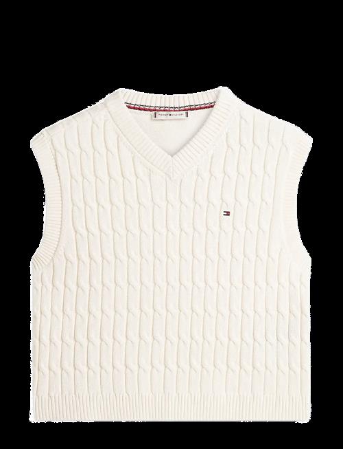 Tommy Hilfiger | Co Cable Mid Gg V-Nk Vest | S