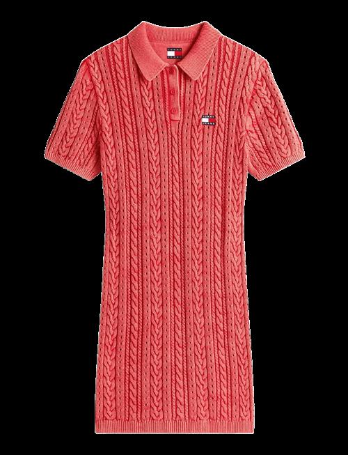 Tommy Jeans | Tjw Gmd Cable Sweater Polo Dress | XL