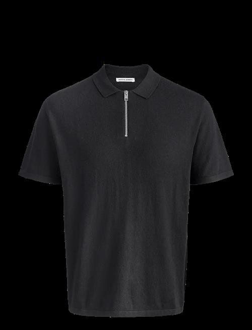 Jack & Jones | Jjeemil Knit Zip Polo Ss Sn | M