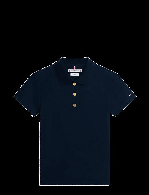 Tommy Hilfiger | Gold Button Slim Ss Polo | S