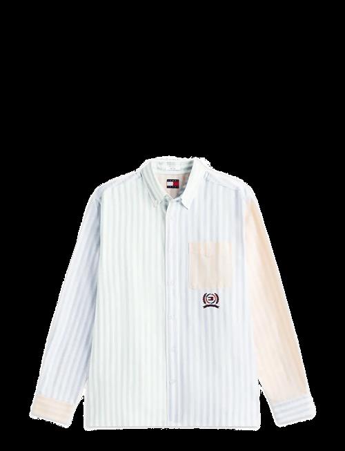 Tommy Jeans | Tjm Rlx Oxford Fun Stripe Shirt | L