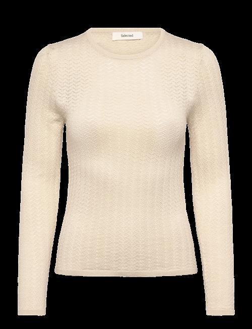 Selected | Slfnaja Tight Ls Knit O-Neck | XL