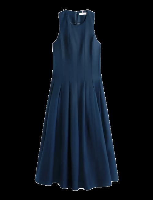 Tommy Hilfiger | Linen Blend Hourglass Midi Drs | 40