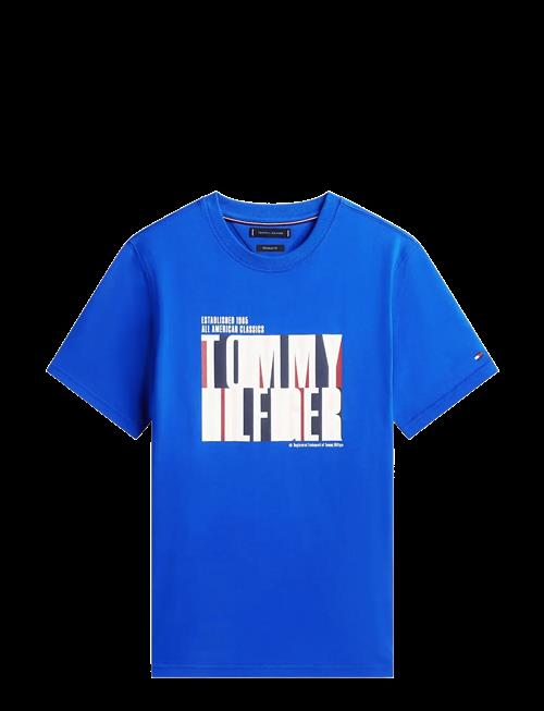 Tommy Hilfiger | Split Colour Graphic Tee | L