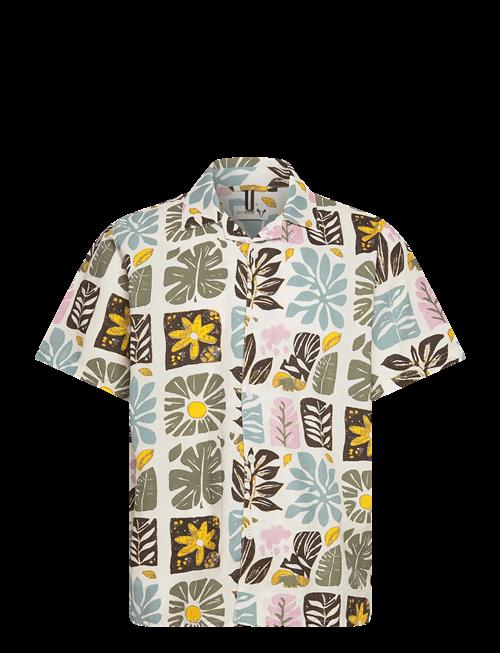 Fat Moose | Sea Cotton/Linen S/S Shirt | XXXL