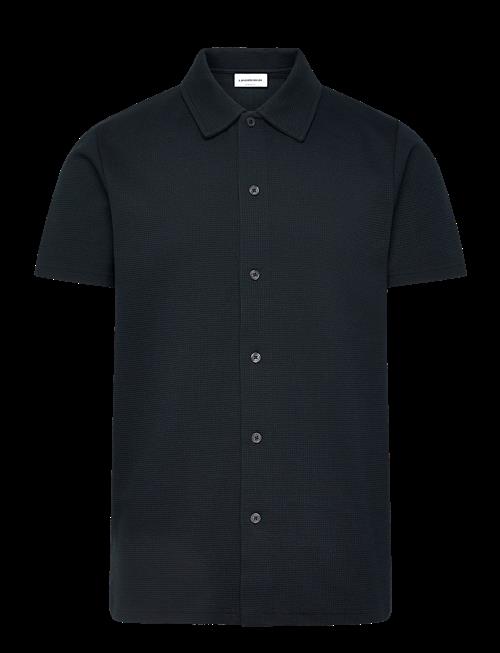Lindbergh | Waffle Short Sleeve Shirt | L
