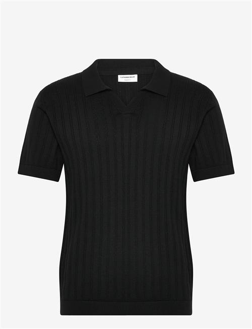 Lindbergh | Knitted S/S V-Neck Polo | XL