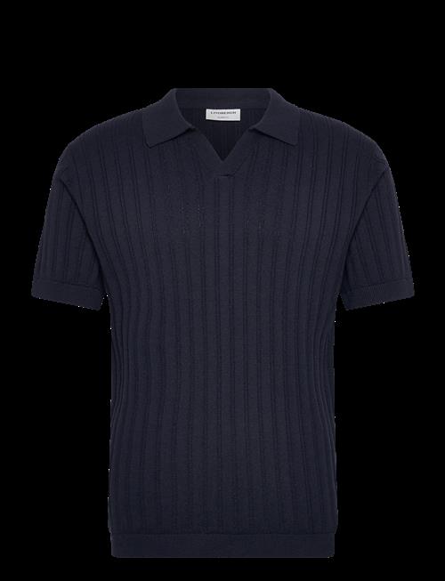 Lindbergh | Knitted S/S V-Neck Polo | S