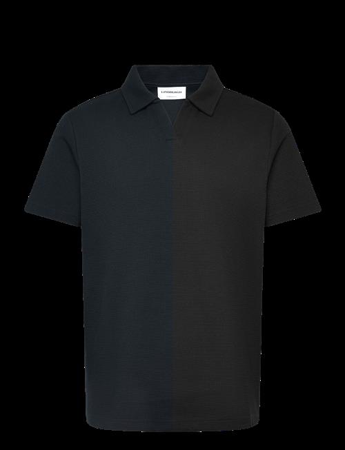 Lindbergh | Waffle Polo Split Neck | XL
