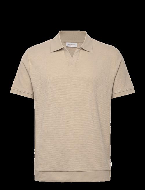 Lindbergh | Open Collar Structure Rib Polo | XXL
