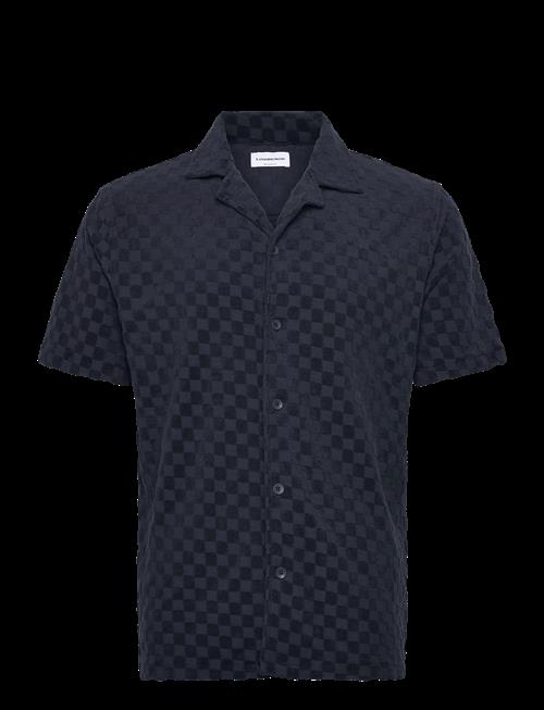 Lindbergh | Jacquard Checkered Towel Resort Shi | XXL