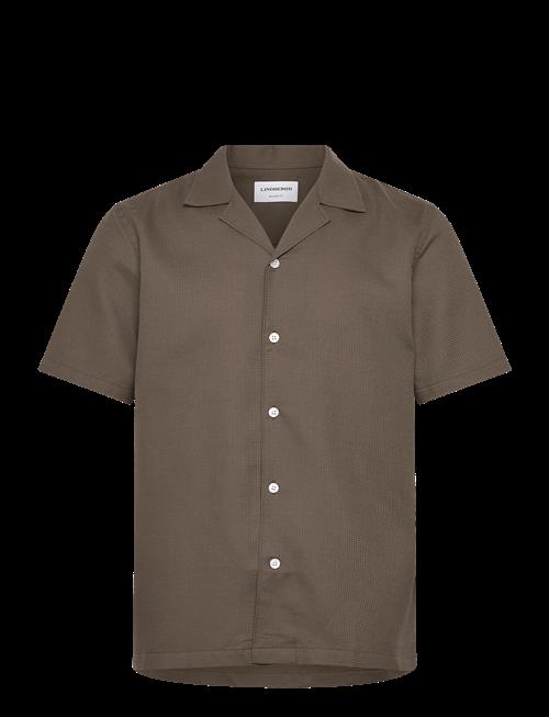 Lindbergh | Solid Dobby Cotton Shirt S/S | L
