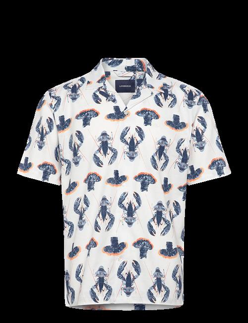 Lindbergh | Cotton/Viscose Slub Aop Resort Shir | M