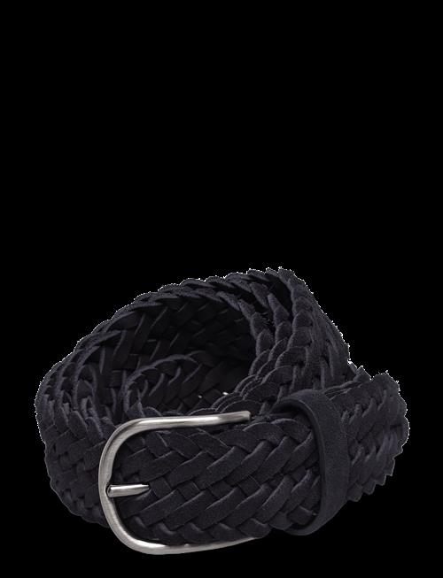 Anderson's | Suede Woven Belt Dark Brown - 3,5 | 105