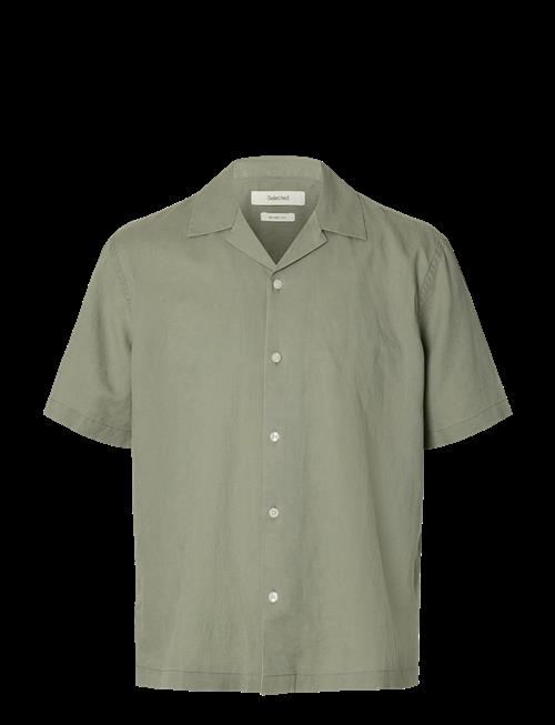 Selected | Slmrlxclay Linenblend Ss Shirt Res Noos | S