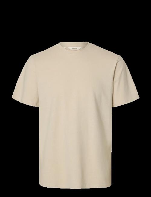 Selected | Slhadam Linen Blend Ss Tee Noos | L