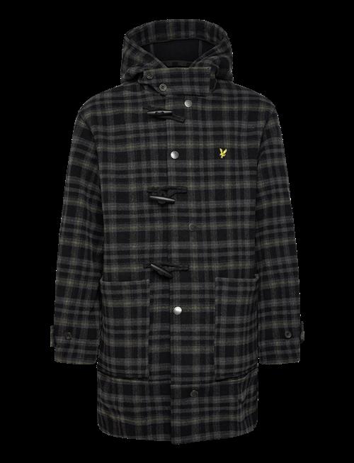 Lyle & Scott | Modular Tartan Duffle Coat | XS