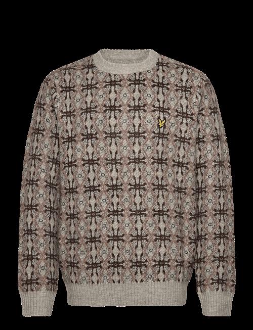 Lyle & Scott | Brushed Intarsia Crew Neck Jumper | L