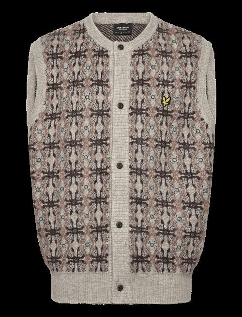 Lyle & Scott | Brushed Intarsia Cardigan | M