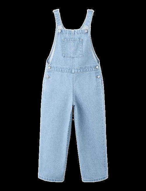 Mango | Embroidered Denim Dungarees | 164
