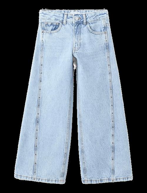 Mango | Wide Leg Studded Jeans | 146