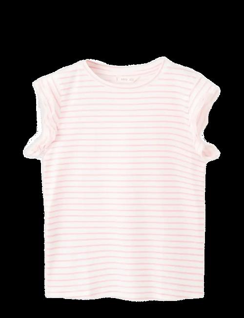 Mango | Ruffled Striped T-Shirt | 164