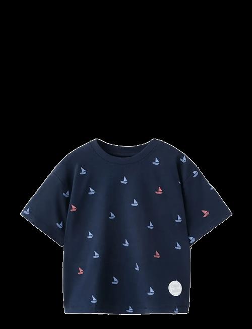 Mango | Printed T-Shirt With Boat Print | 98
