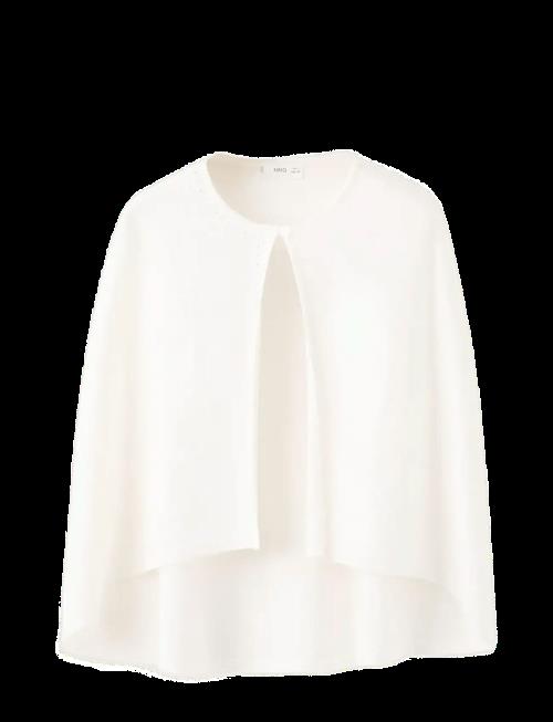 Mango | Knitted Cape With Lace Details | 140