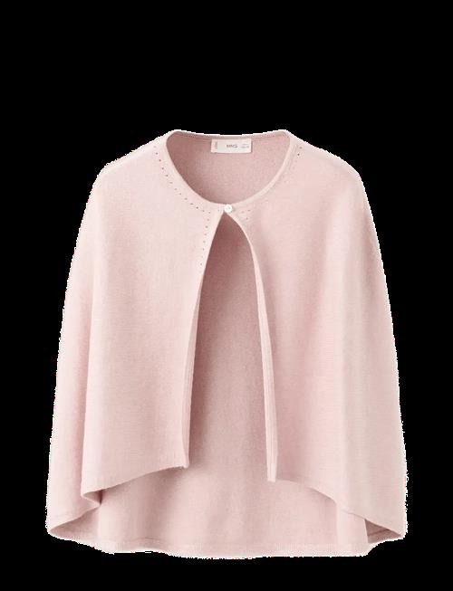 Mango | Knitted Cape With Lace Details | 140