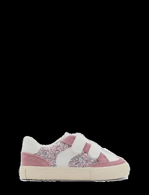 Mango | Glitter Trainers With Leather Details | 24