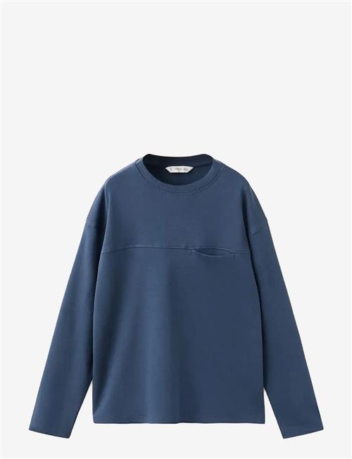Mango | T-Shirt With Pocket And Seam Detail | 140