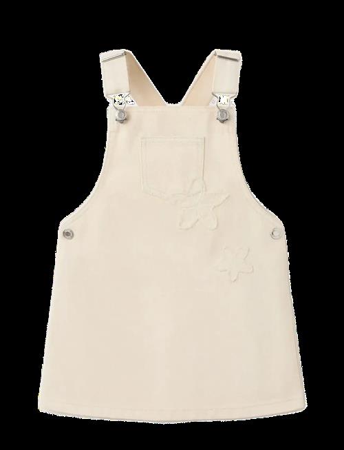 Mango | Embroidered Floral Pinafore Dress | 98