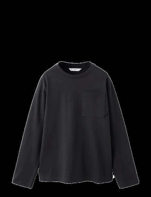 Mango | Long-Sleeved T-Shirt With Pocket | 140