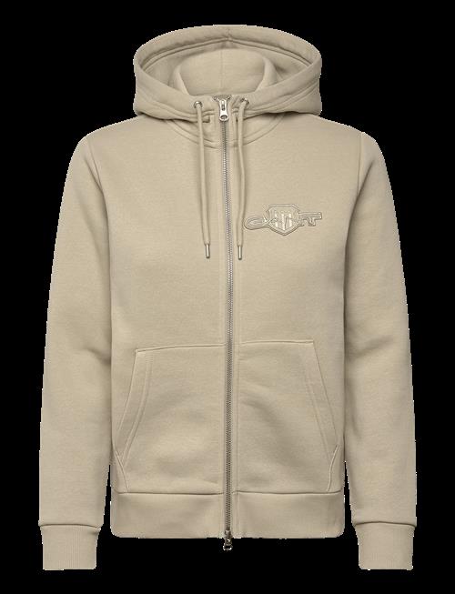 Gant | Reg Tonal Shield Zip Hoodie | XS