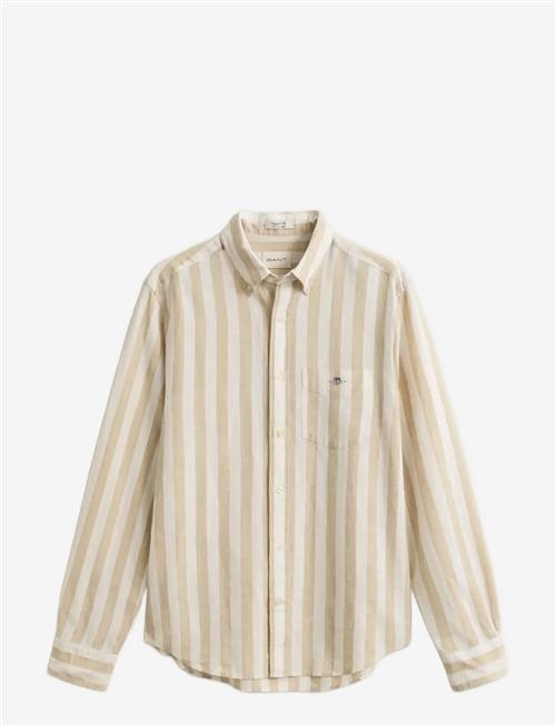 Gant | Reg Cotton Linen Stripe Shirt | L