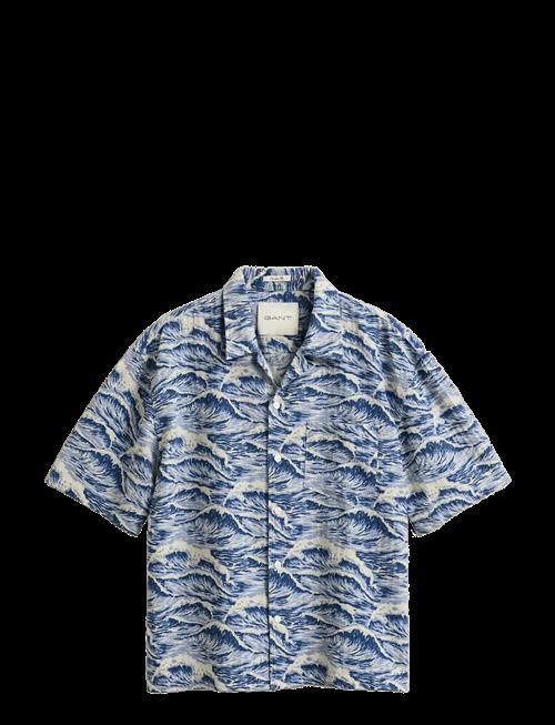 Gant | Rel Aop Camp Collar Ss Shirt | XL