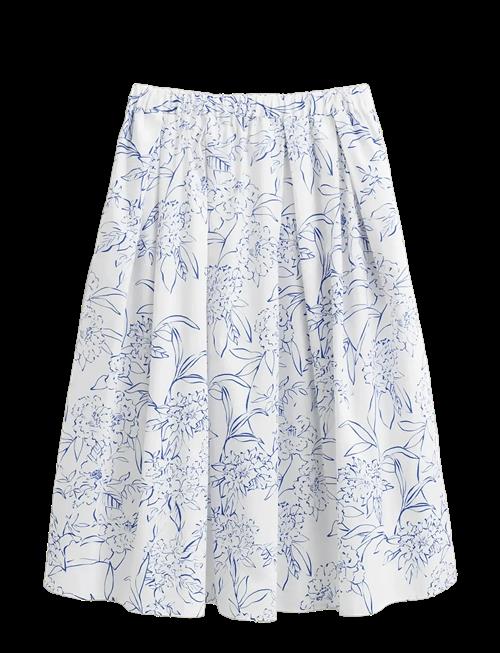 Gant | Floral Print Pull On Skirt | 40