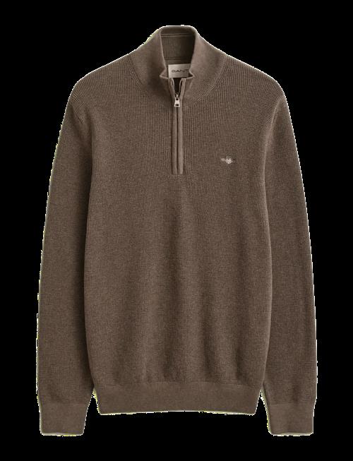 Gant | Waffle Knit Half-Zip Sweater | XL