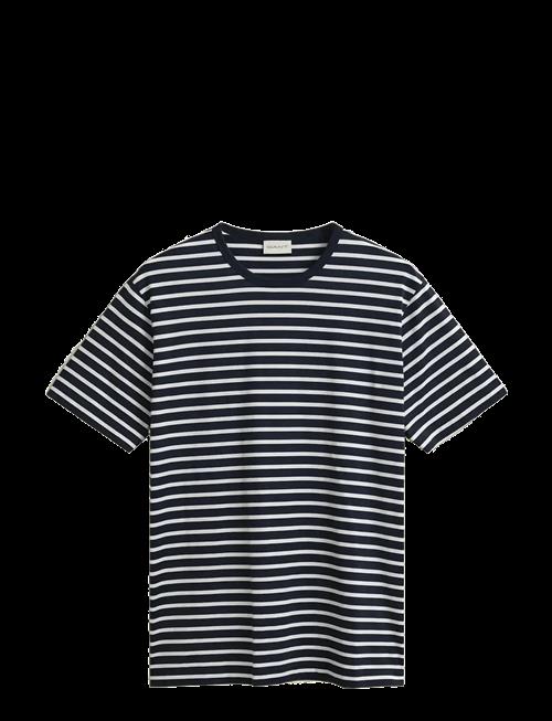 Gant | Pima Stripe Ss Tshirt | XL