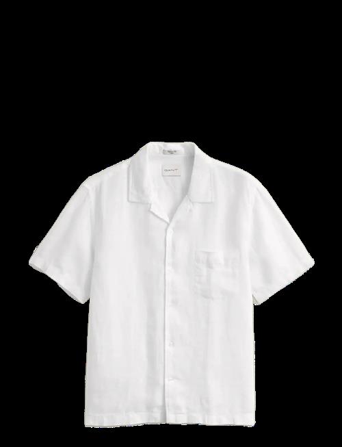 Gant | Reg Gmnt Dyed Linen Ss Camp Shirt | XXXL