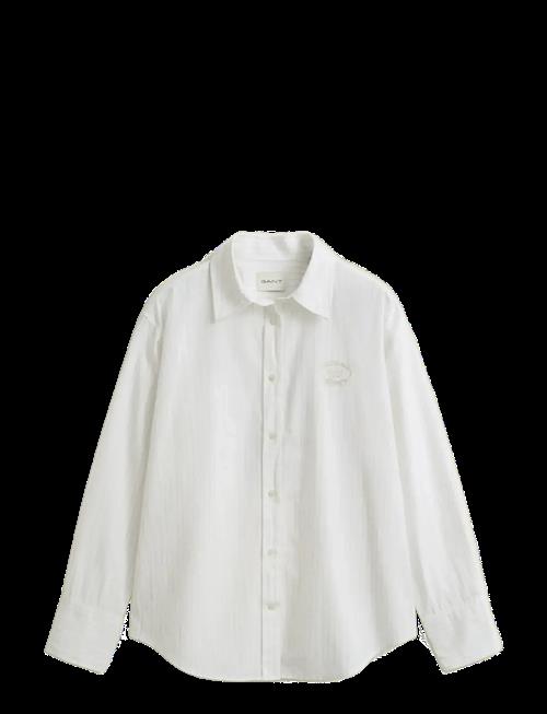 Gant | Rel Stripe Ctn Embr Chest Shirt | 38