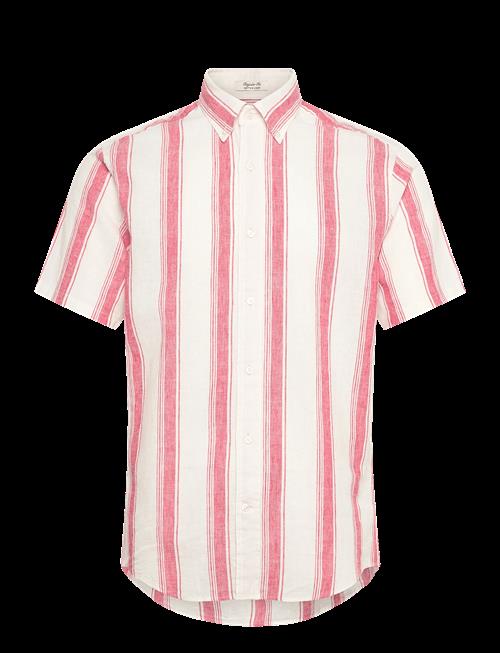 Gant | Reg Cotton Linen Stripe Ss Shirt | XXXL