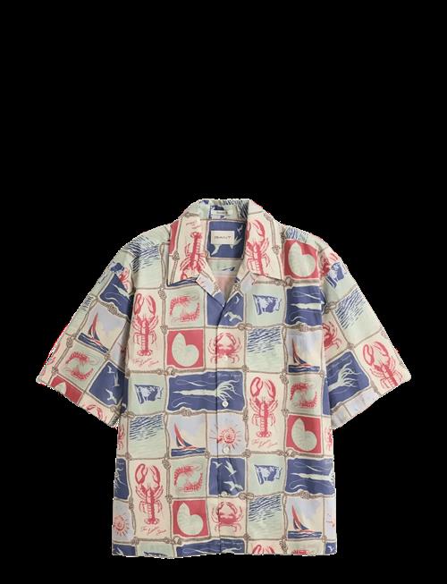 Gant | Rel Nautical Print Ss Shirt | XL