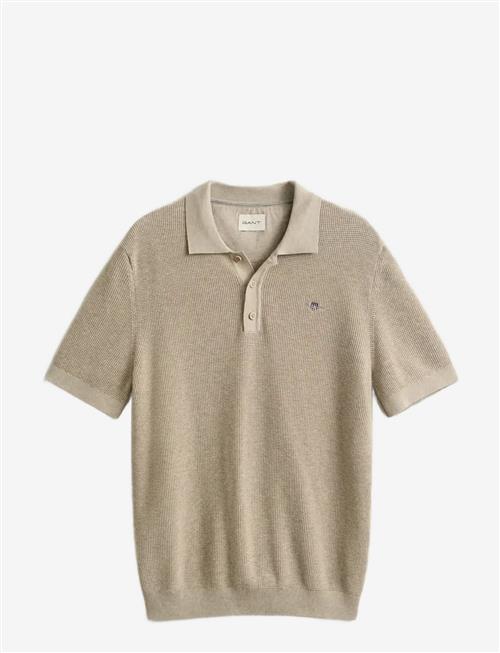 Gant | Micro Textured Cotton Ss Polo | XXXL