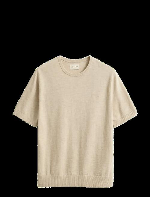 Gant | Slub Cotton Linen Ss C-Neck | XL