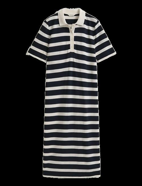 Gant | Reg Striped Ss Polo Dress | L