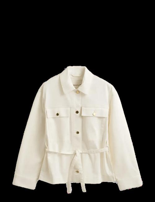 Gant | Denim Jacket With Tie Detail | L
